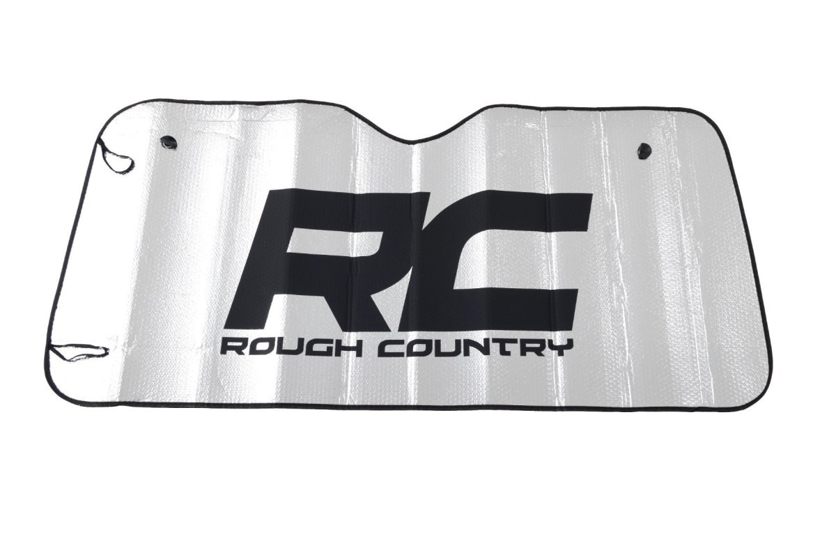 Sun Shade - Front - Rough Country - Reflective, Foldable